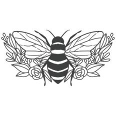 Floral Bee Swag