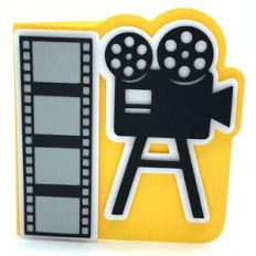 camera and film roll card