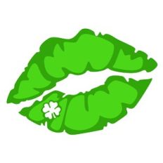 Lips with Clover