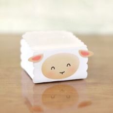 Square Lamb Box Print and Cut