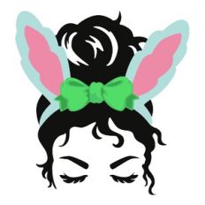 Easter Messy Bun