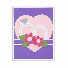 Double Fold Wedding Ring Card