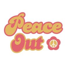 Peace Out and Peace Symbol