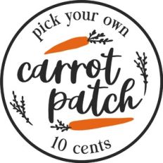 Carrot Patch Sign