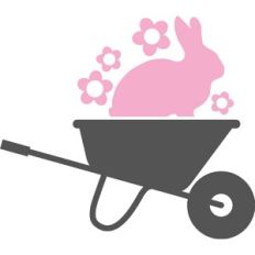 Wheelbarrow Bunny