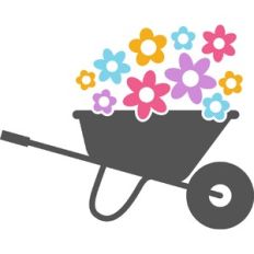 Wheelbarrow Flowers