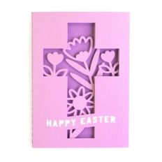 Happy Easter Cross Card