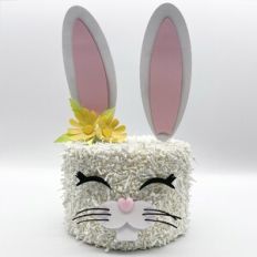 Bunny Face Cake Topper - Cynthia Braga