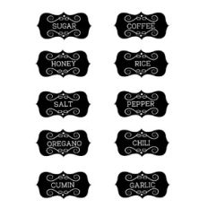 Pantry labels Set