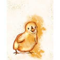 Cute baby chick Greeting Card Cover