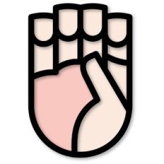 Hand Sign C Cutout and Print Sticker