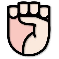 Hand Sign E Cutout and Print Sticker