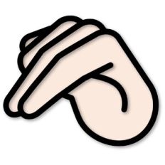 Hand Sign N Cutout and Print Sticker