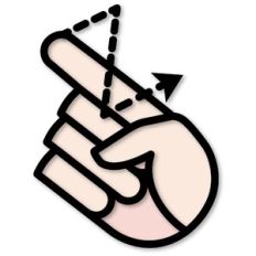 Hand Sign Z Cutout and Print Sticker