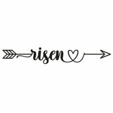 Risen Heart Word Arrow