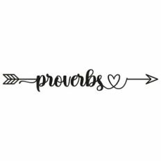 Proverbs Heart Word Arrow