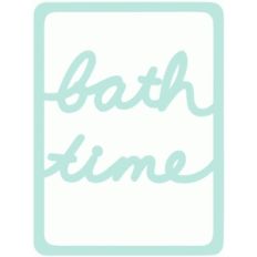 bath time 3x4 life card