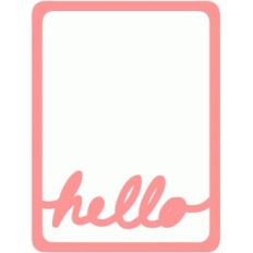 hello life card 3x4