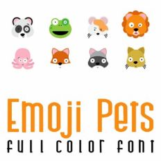 Emoji Pets Full Color Font