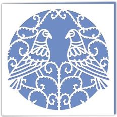 Two Doves Circle Card