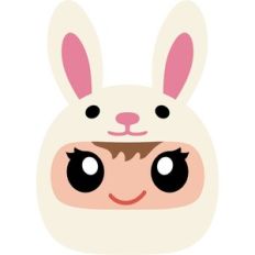 cute bunny girl