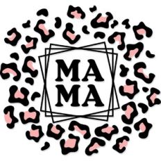 Mama Leopard Pattern Frame