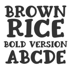 BFC Brown Rice Bold Farmhouse Serif Font