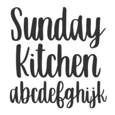 BFC Sunday Kitchen Brush Script Font