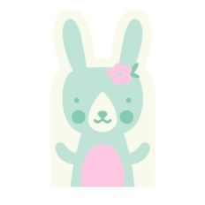 Girl Bunny Card