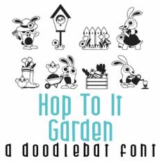 Hop To It - Garden Doodlebat Font