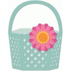 lattice flower basket