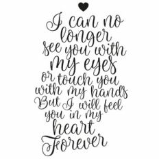 I Can No Longer See You With My Eyes Quote