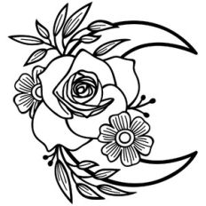 floral moon