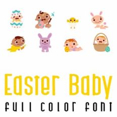 Easter Baby Full Color Font