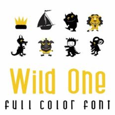 Wild One Full Color Font