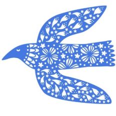 Floral Peace Dove