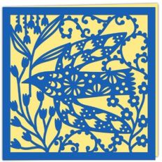 Peace Doves and Flowers Card
