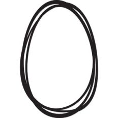 Line Art Easter Egg