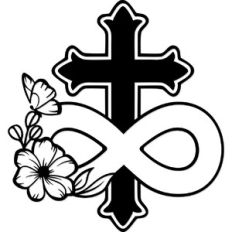 Butterfly Garden Cross
