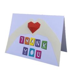 Thank You Card 3D