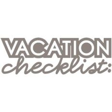 Vacation Checklist