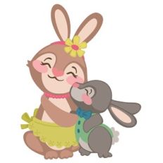 Mama and Baby Bunny
