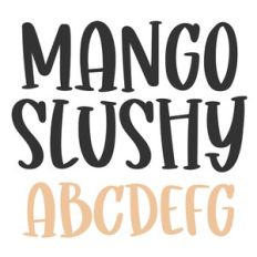 BFC Mango Slushy Serif Brush Font