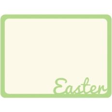 easter journaling card