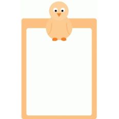 chick journaling card