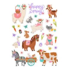 Easter Farm Animal Stickers