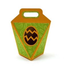 Chevron Easter Egg 6 Sided Pop Up Box