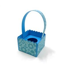 Scalloped Easter Egg Basket