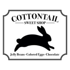 cottontail sweet shop sign