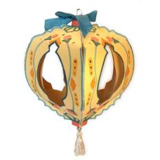 Lantern Ornate 3D Floral Decor